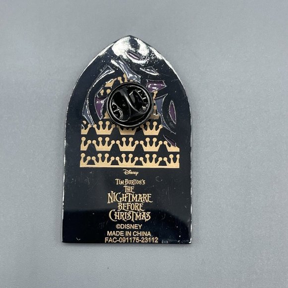 Oogie Boogie Nightmare Before Christmas Stained Glass Pin Loungefly New Open - Picture 2 of 5
